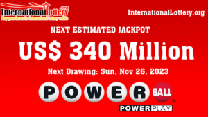Powerball 头奖在2023年11月25日的抽奖中攀升至3.4亿美元。