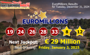 谁将赢得2025年1月3日下一个2900万欧元的EuroMillions奖池